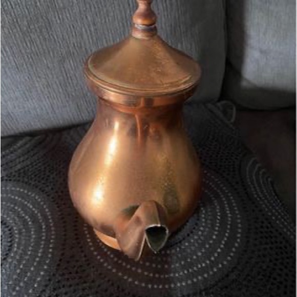 Vintage genin Trudeau Montreal copper teapot. - Picture 3 of 5